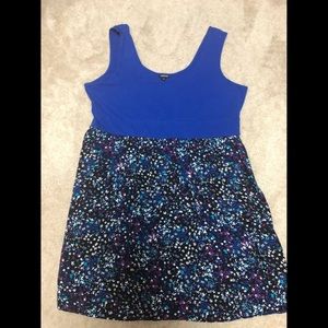 Blue Torrid floral dress